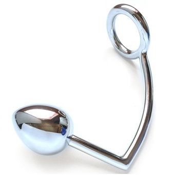 Metal Hard - Ring With Anal Hook 50mm