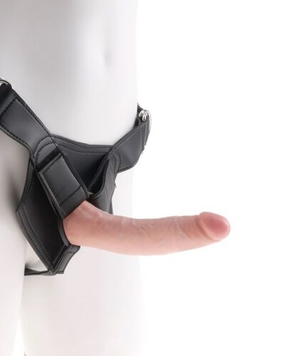 King Cock - Harness With Realistic Penis Natural 17.8 cm