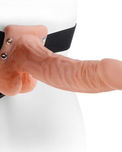 Fetish Fantasy Series - Series 7 Hollow Strap-On With Balls 17.8cm Flesh