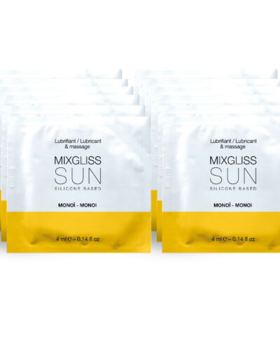 Mixgliss - Silicone Based Lubricant Aroma Monoi 12 Single Dose 4ml