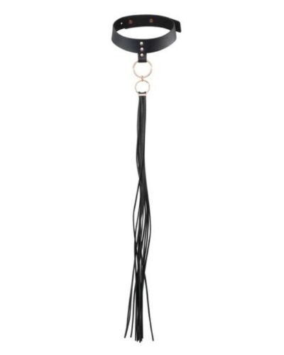 Bijoux Indiscrets Maze - Tassel Choker Black