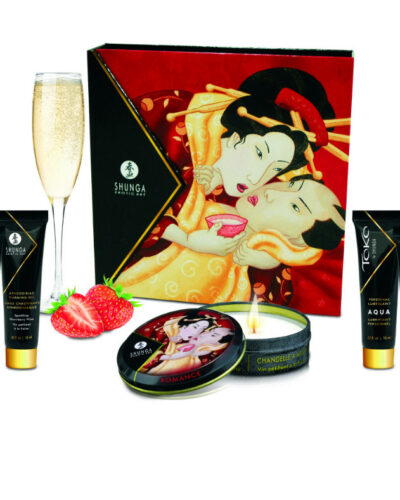 Shunga - Secret Geisha Strawberries And Cava Kit