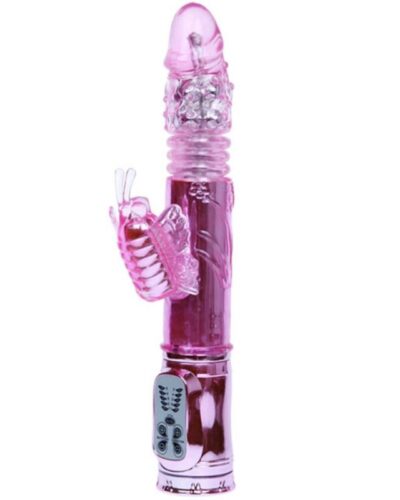 Baile - Rechargeable Vibrator With Rotation And Throbbing Butterf Stimulator
