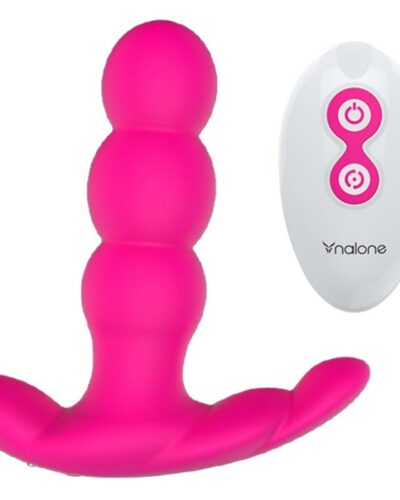 Nalone - Pearl Anal Vibrator Remote Control Black