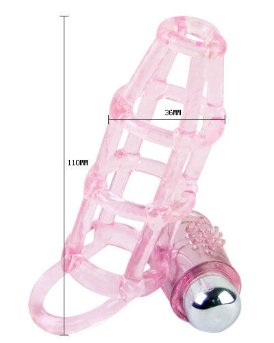 Baile - Sweet 10 Rhythms Silicone Cover And Ring For The Pink Penis