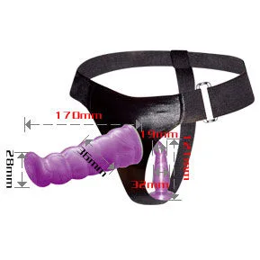 Baile - Lilac Female Anal And Vaginal Harness Gpoint 17 cm
