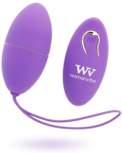 Womanvibe - Alsan Silicone Remote Control Egg Purple