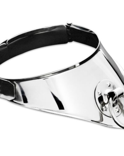 Metal Hard - Restraint Collar With Ring And Padlock 12.5 cm