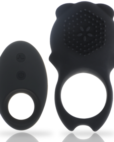 Mia  - Colosseo Cock Ring Remote Control Black