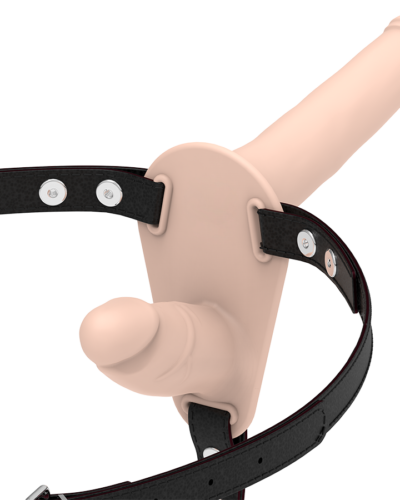 Fetish Submissive Harness - Double Penetration Flesh