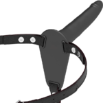 Fetish Submissive Harness - Black Silicone 15 cm