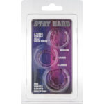 Seven Creations - Set Of Three Lilac Penis Rings