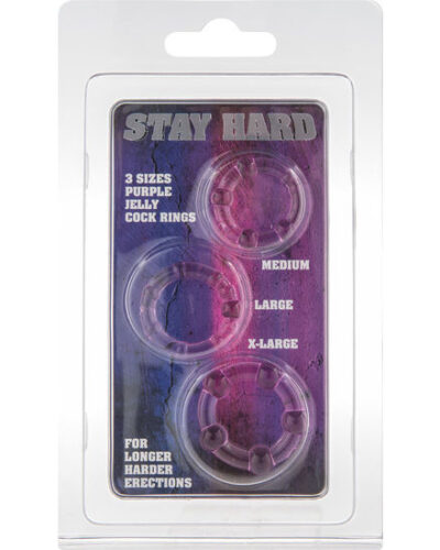 Seven Creations - Set Of Three Lilac Penis Rings