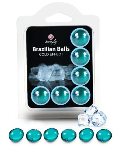 Secretplay - Set 6 Brazilian Balls Cold Effect