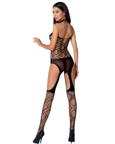 Passion - Woman Bs060 Bodystocking Black One Size