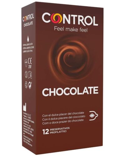 Control - Adapta Chocolate Condoms 12 Units