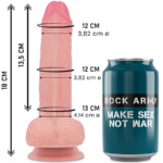 Rockarmy - Liquid Silicone Premium Mustang Realistic 18 cm -O- 4.14 cm