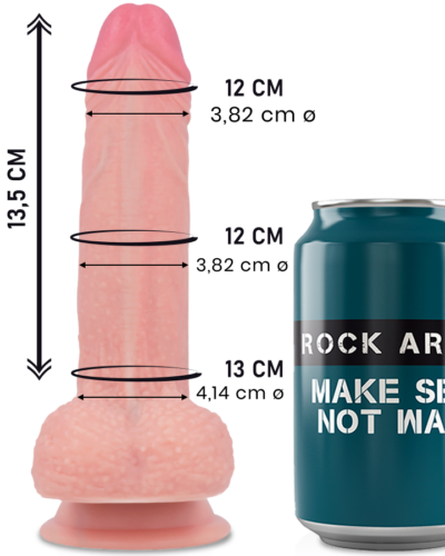 Rockarmy - Liquid Silicone Premium Mustang Realistic 18 cm -O- 4.14 cm