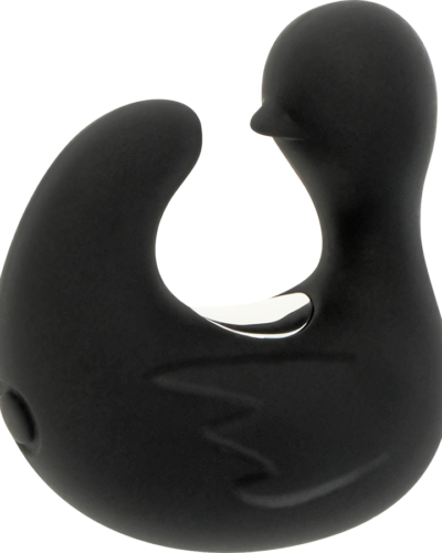 Blacksilver - Duckymania Rechargeable Silicone Stimulating Duck Thimble