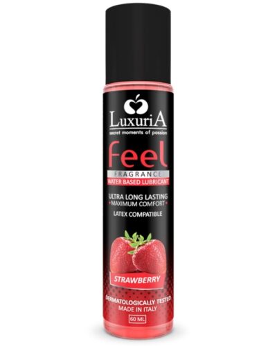 Intimateline - Luxuria Feel Strawberry Water Based Lubricant 60 ml