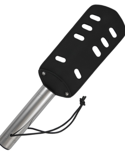 Metal Hard - The Paddle Original Leather And Metal - With Holes