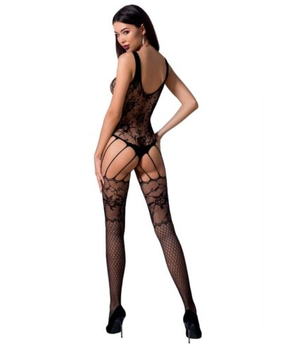 Passion - Woman Bs074 Bodystocking One Size Black