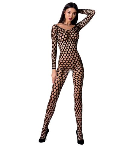 Passion - Woman Bs077 Bodystocking One Size Black