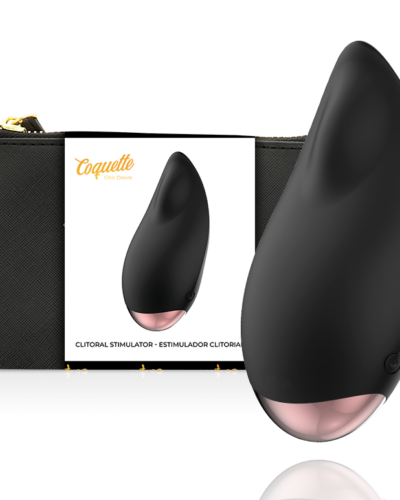 Coquette Chic Desire - Clitorial Stimulator Black / Gold Drop