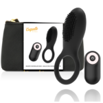 Coquette Chic Desire - Cock Ring Remote Control Rechargeable Black/ Gold