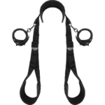 Fetish Submissive - Open Legs Position With Noprene Lining Handcuffs