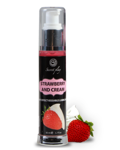 Secretplay - Lubricant 2-1 Heat Effect Strawberry  Cream 50 ml