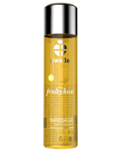 Swede - Fruity Love Warming Effect Massage Oil Tropical Fruity With Honey 120 ml.