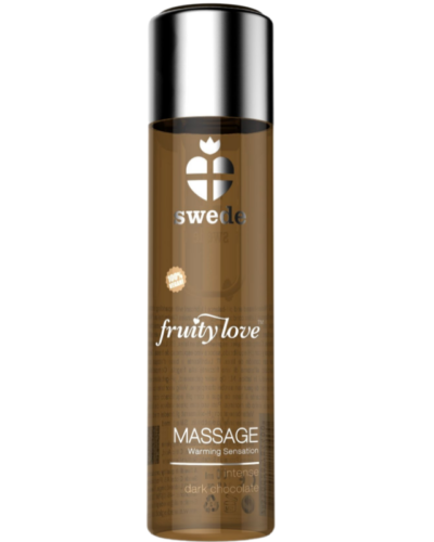 Swede - Fruity Love Warming Effect Massage Oil Intense Dark Chocolate 120 ml