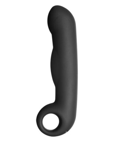 Electrastim - Ovid Silicone Black Dildo