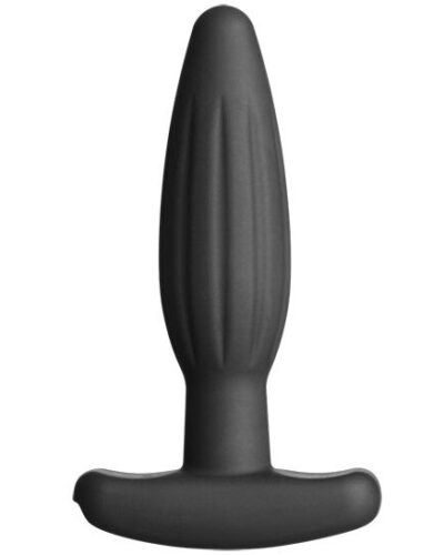 Electrastim - Silicone Black Rocker Butt Plug Small