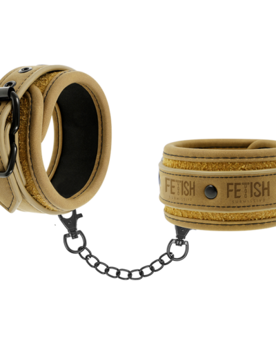 Fetish Submissive Origen - Vegan Leather Handcuffs With Neoprene Lining