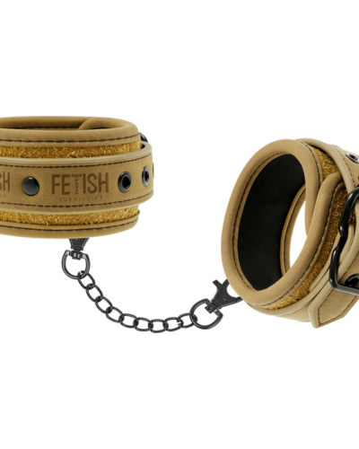 Fetish Submissive Origen - Vegan Leather Ankle Cuffs With Neoprene Lining