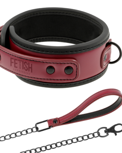 Fetish Submissive Dark Room - Neoprene Lining Chain Necklace