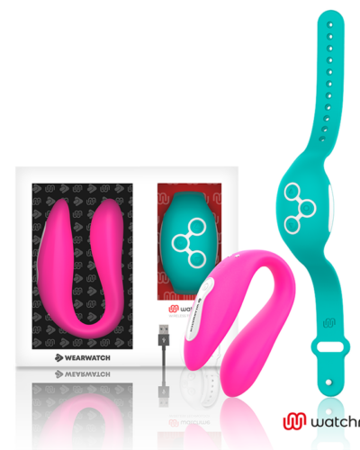 Wearwatch - Dual Technology Watchme Vibrator Fuchsia / Seawater