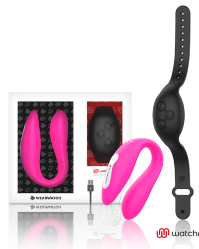 Wearwatch - Watchme Dual Technology Vibrator Fuchsia/Azabache